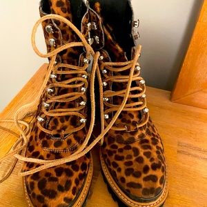 Leopard Cole Haan boots